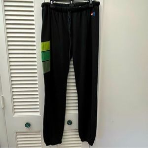 Aviator Nation black sweatpants